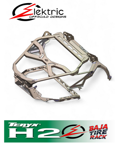 Elektric Offroad 2026+ Kawasaki Teryx H2 Volt Baja Tire Rack
