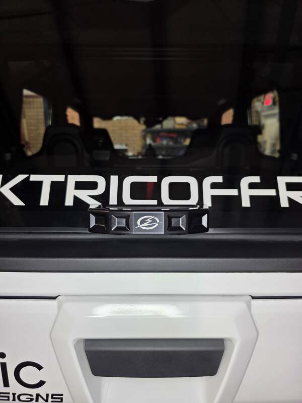 Elektric Offroad 2024+ Polaris Xpedition Rear Glass Handle Anodized Black