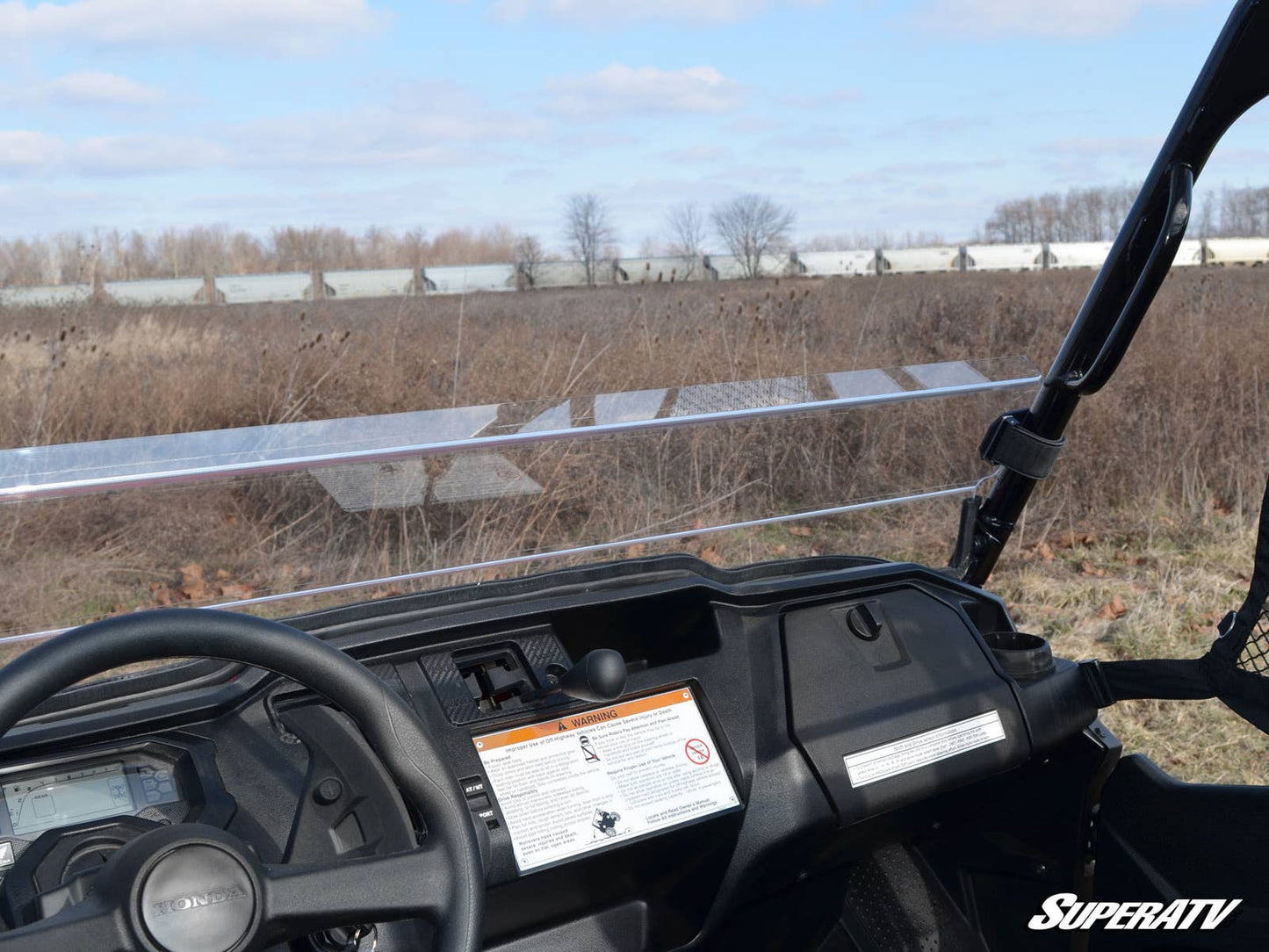 Honda Pioneer 1000 Half Windshield