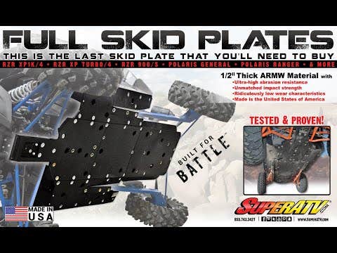 Polaris RZR XP 4 Turbo Full Skid Plate