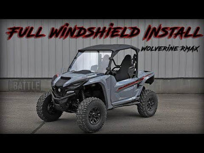 Yamaha Wolverine X2 1000 Scratch-Resistant Full Windshield