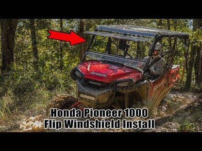 Honda Pioneer 1000 Flip Windshield