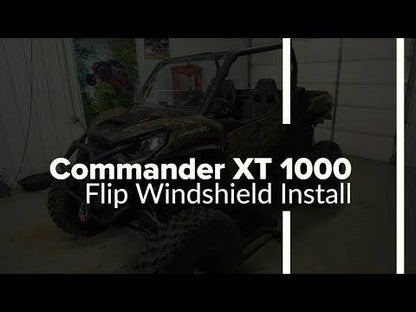 Can-Am Commander Flip Windshield