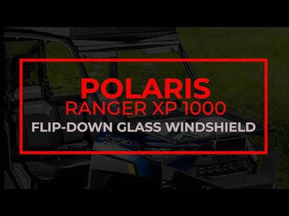 Polaris Ranger XP 1000 Flip Down Glass Windshield