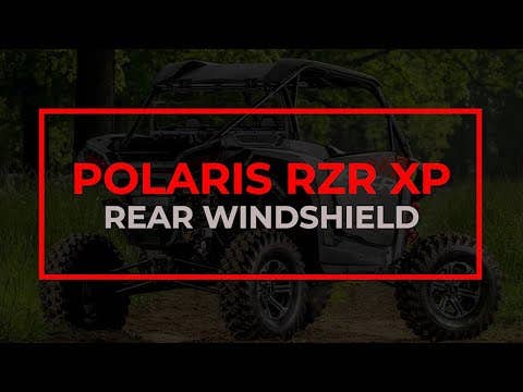 Polaris RZR XP Rear Windshield