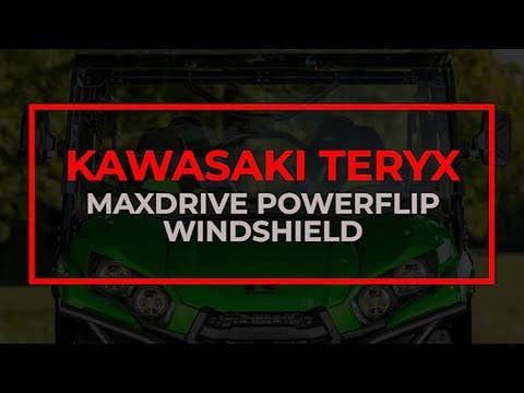 Kawasaki Teryx MaxDrive Power Flip Windshield