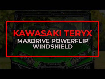 Kawasaki Teryx MaxDrive Power Flip Windshield