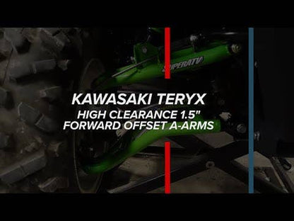 Kawasaki Teryx KRX High Clearance 1.5" Forward Offset A-Arms