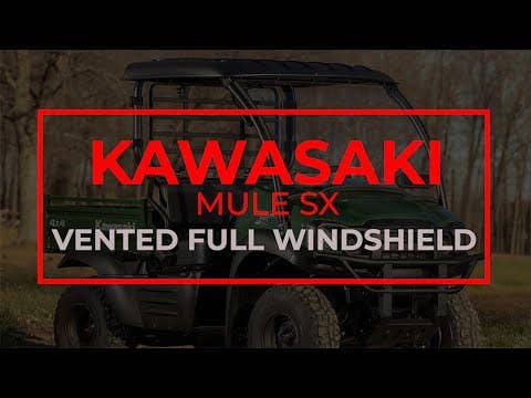 Kawasaki Mule SX Vented Full Windshield
