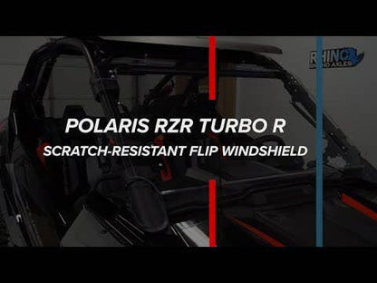 Polaris RZR Turbo R Flip Windshield