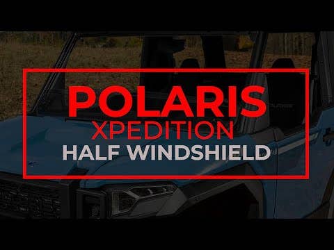 Polaris Xpedition Half Windshield