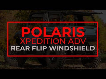 Polaris Xpedition ADV Rear Flip Windshield