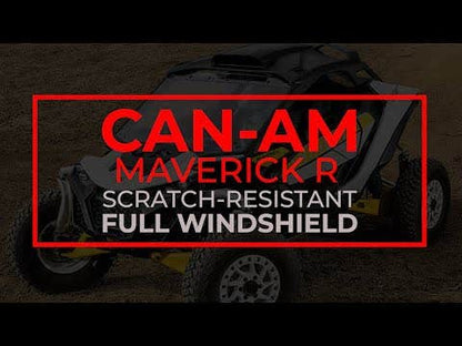 Can-Am Maverick R Scratch-Resistant Full Windshield
