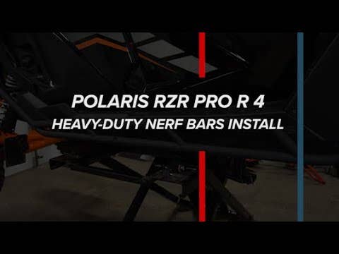 Polaris RZR Turbo R 4 Rock Slider Nerf Bars