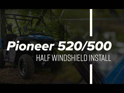 Honda Pioneer 520 Half Windshield