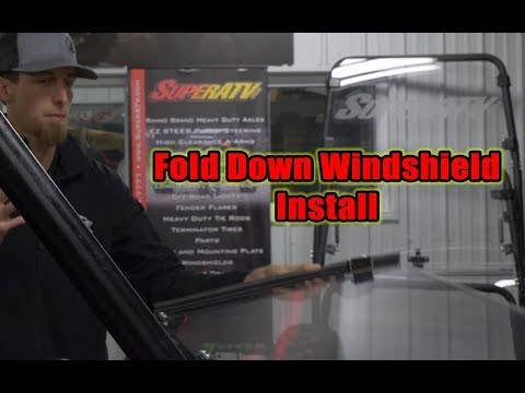 Polaris General Flip Down Windshield