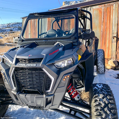 Rzr Turbo S Vented Windshield With D.O.T Stamp