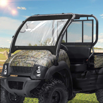 Fabric Front Windshield for Kawasaki Mule 610 600 SX 600