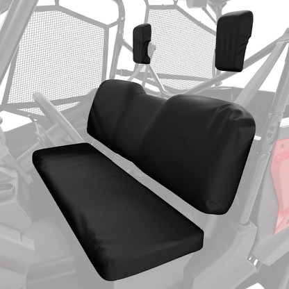 Pioneer Seat Cover Front Seat Only (Black) - Kemimoto