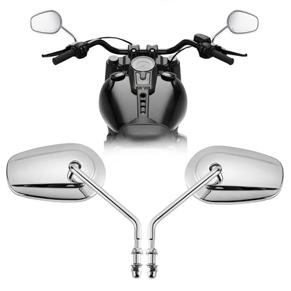Harley Motorcycle Side Rearview Mirrors - Kemimoto