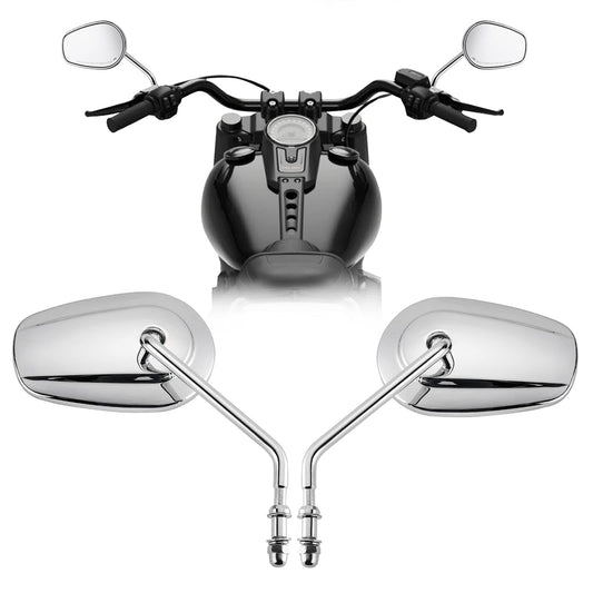 Harley Motorcycle Side Rearview Mirrors - Kemimoto