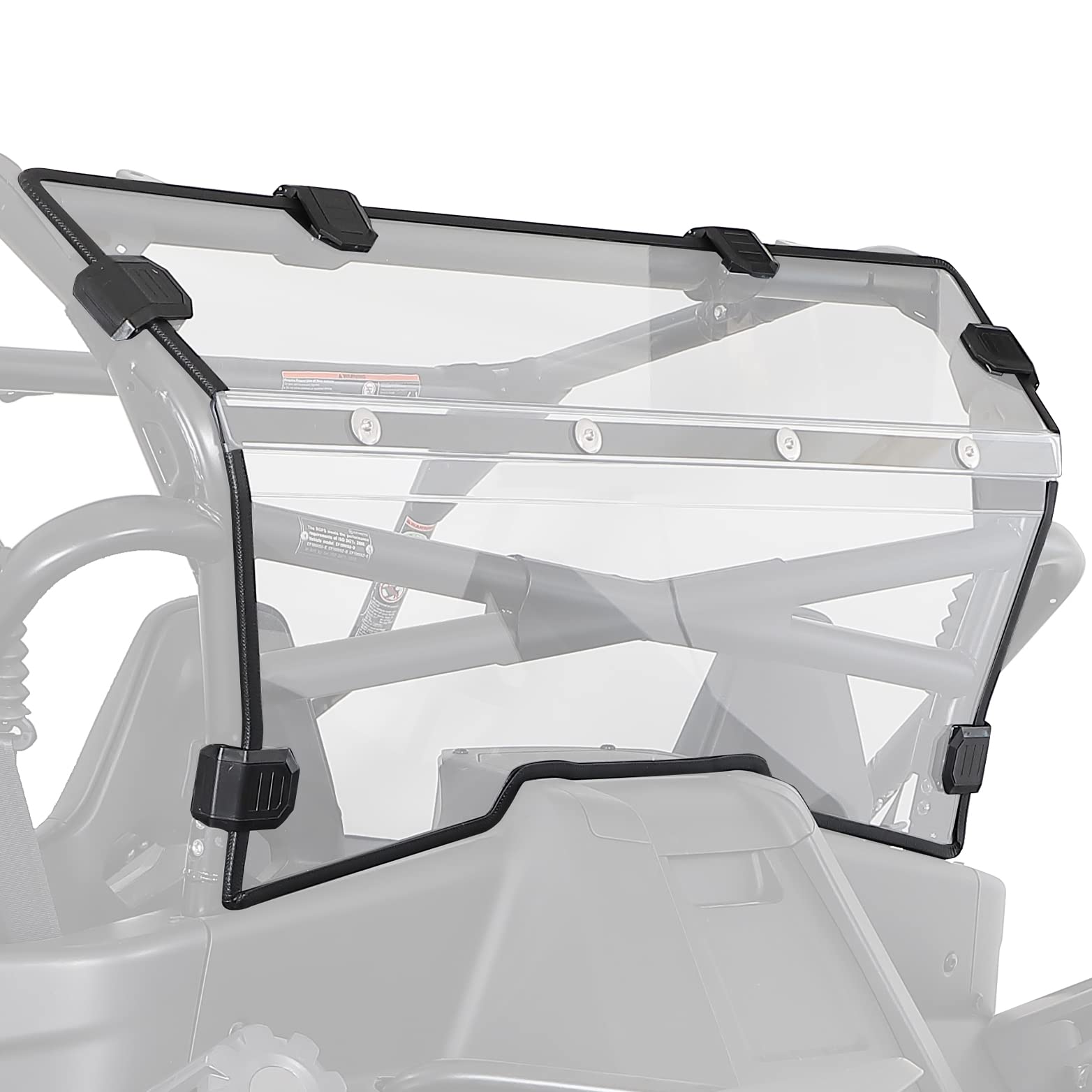 Tinted Rear Windshield Scratch Resistant for CFMOTO ZForce 950 - Kemimoto