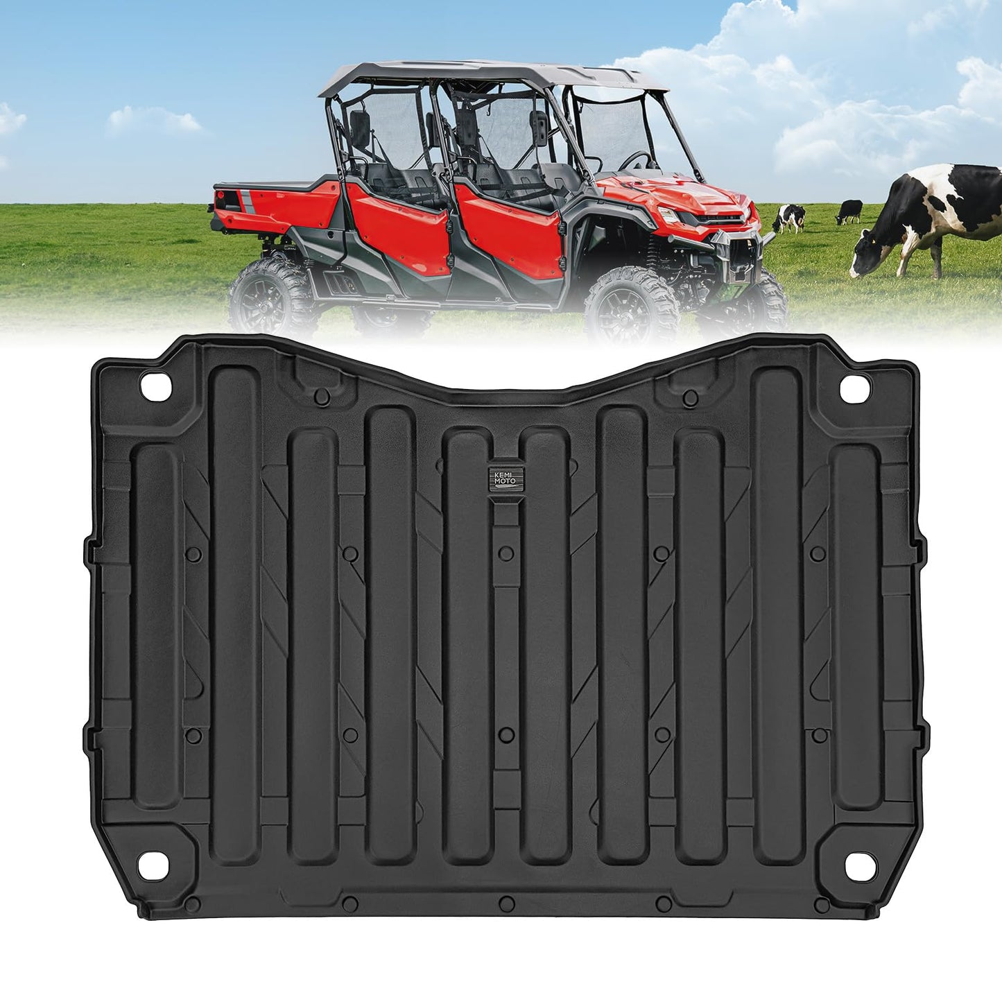 UTV Bed Liner Mat for Honda Pioneer 1000/ 1000-6 2016-2024 - Kemimoto