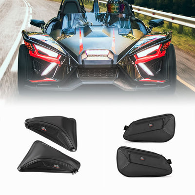 Side Storage Bags & 2pcs Dashboard Bags for Polaris Slingshot