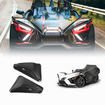 Half Cover & 2pcs Dashboard Bags for Polaris Slingshot