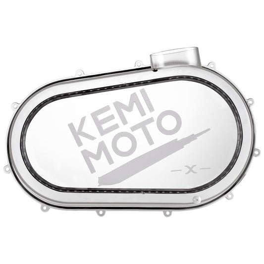 Outer Clutch Cover with RGB LED Strip Lights For Can-Am Maverick X3/MAX - Kemimoto