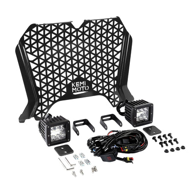 UTV Metal Front Grill Light for Polaris RZR XP 1000/Turbo