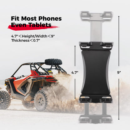 Universal Phone Holder 360Â°Adjustable with Button Lock For 0.6-1.25"/1.5-1.75" Roll Bar - Kemimoto