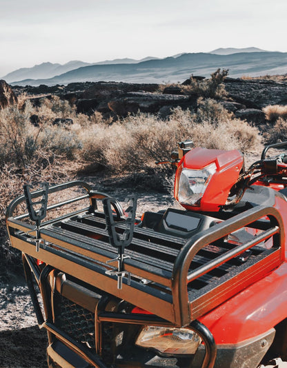 ATV Gun Mount with Rubber Straps for 0.79"-1.97" Square Tube