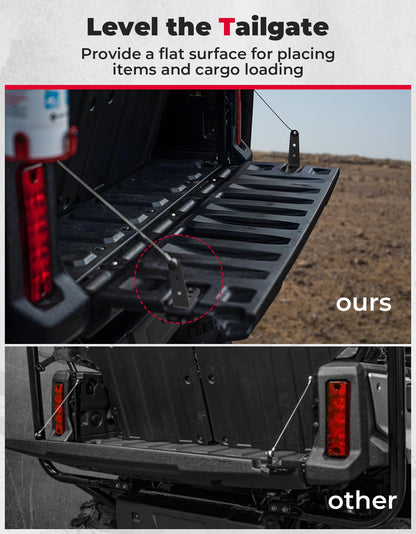 Tailgate Leveler Bracket for Pioneer 700 700-4 1000 1000-5 1000-6 - Kemimoto
