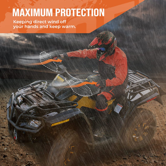 ATV Handguard Wind Deflectors For Can-Am Outlander, Renegade - Kemimoto