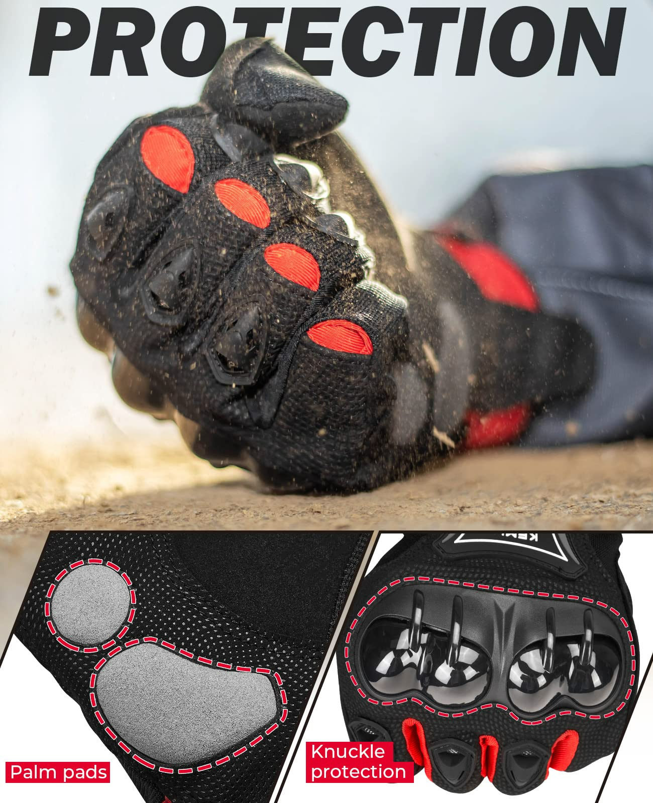 Summer Motorcycle Riding Gloves - Kemimoto