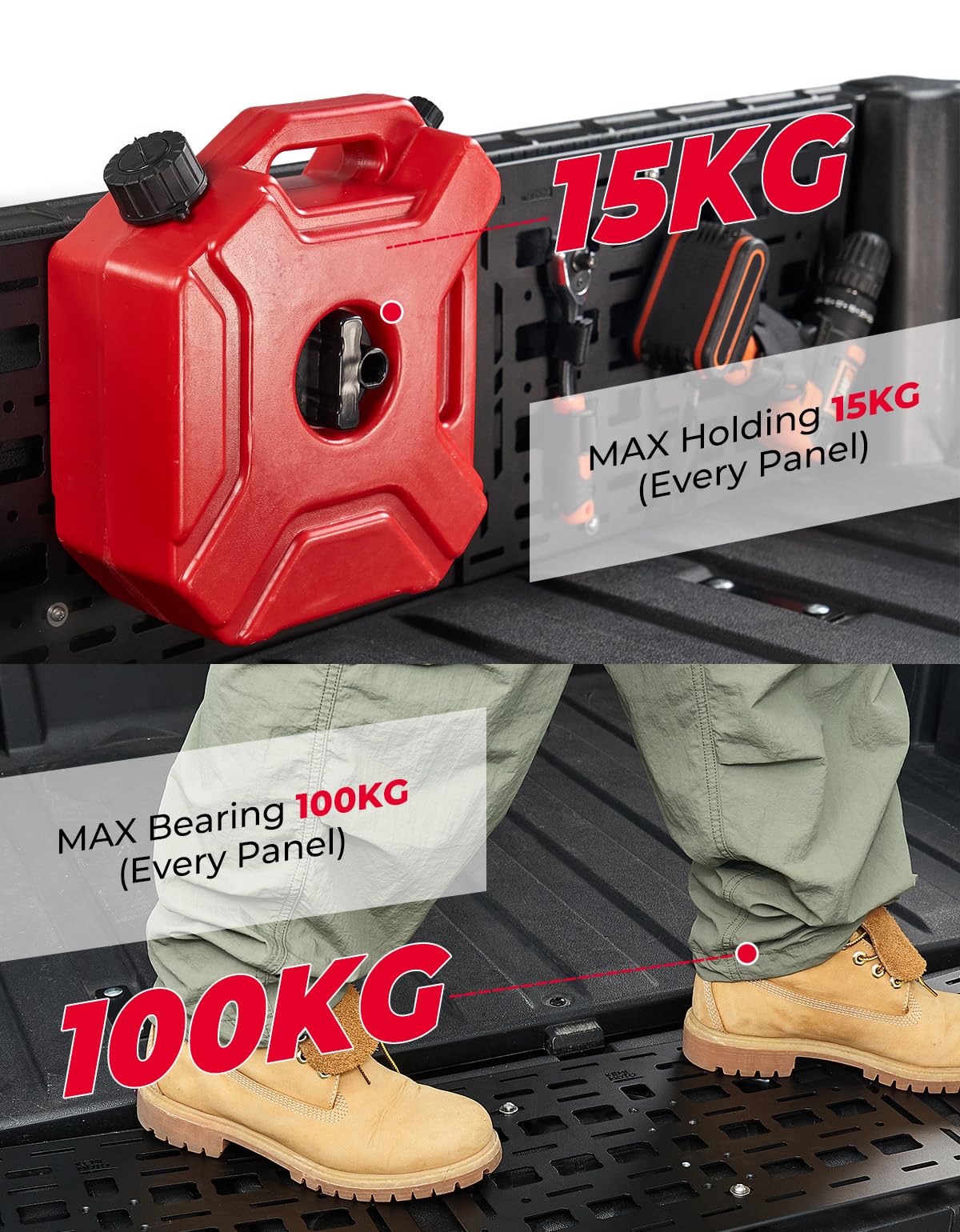 Molle Panel 3-Pack for Can-Am Defender - Kemimoto