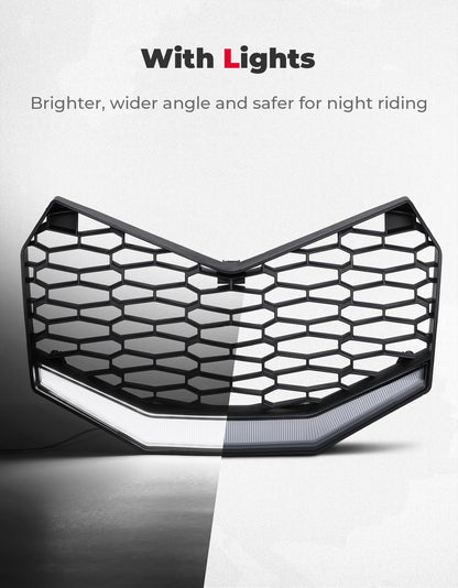 Front Bumper Mesh Grill For Can-Am Maverick X3 - Kemimoto