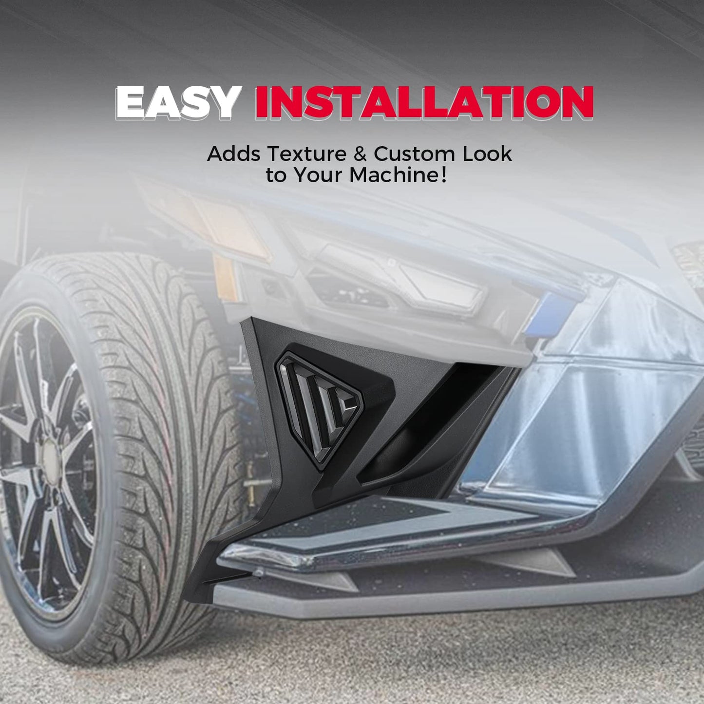 Lower Accent Pannel Kit Compatible with Polaris Slingshot S/R/SL/SLR/GT - Kemimoto