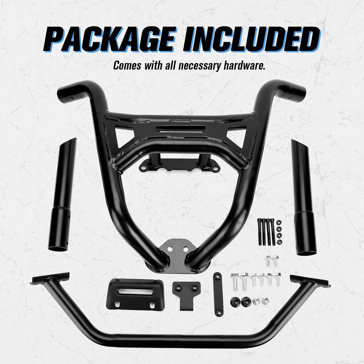 Front Bumper Fit Polaris RZR XP 1000 / Turbo (2019-2023) - Kemimoto