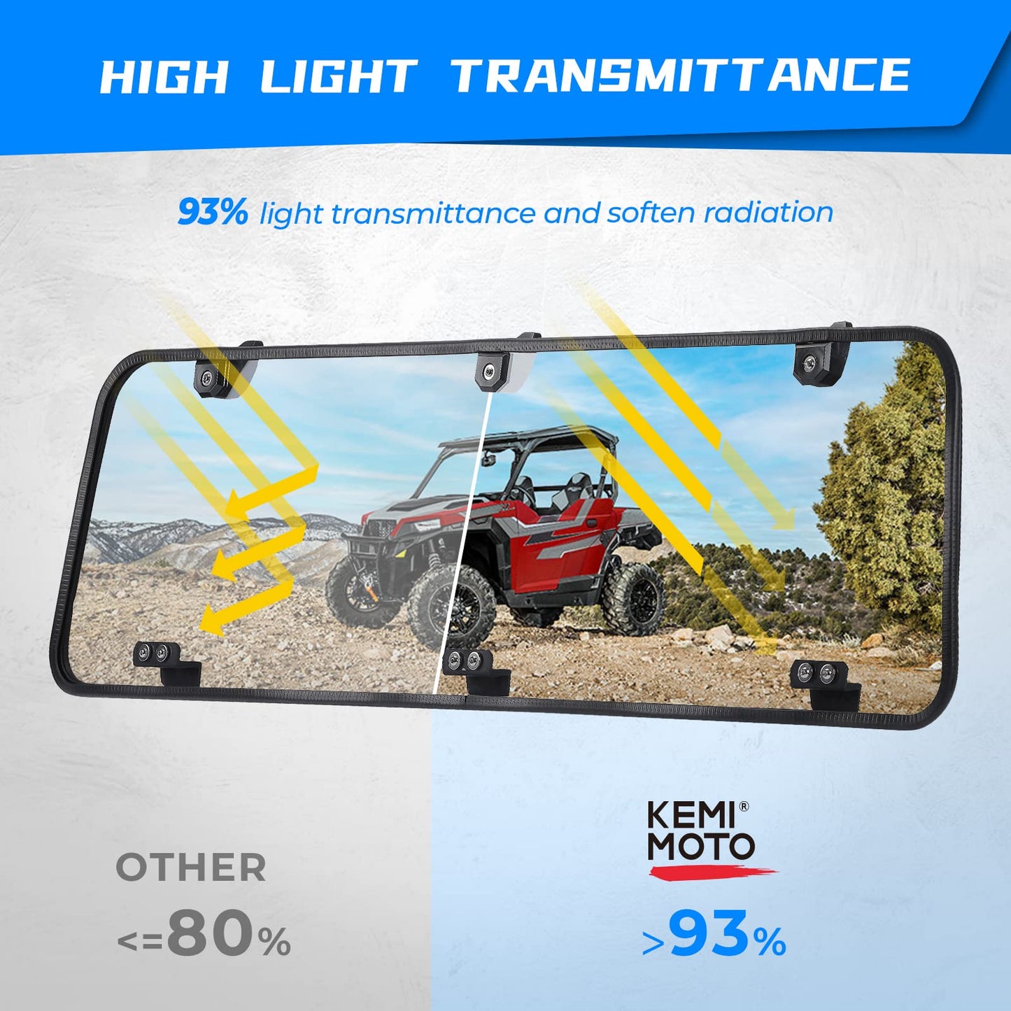 Soft Cab Enclosure & Rear Windshield for General XP 4 1000