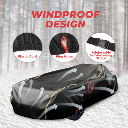 Full Cover with Reflective Strips Fit Polaris Slingshot S/R/SL/SLR/GT - Kemimoto