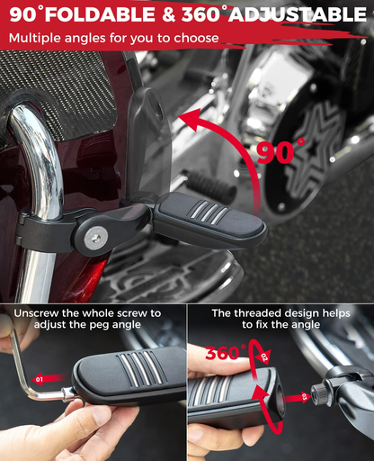 Motorcycle Highway Pegs Foot Rest - Kemimoto