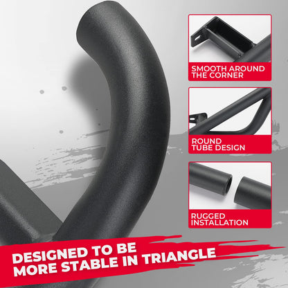 4 Steel Side Steps Nerf Bars Tree Kickers Fit Polaris RZR XP4 1000 / 4 Turbo 2014-2023 - Kemimoto