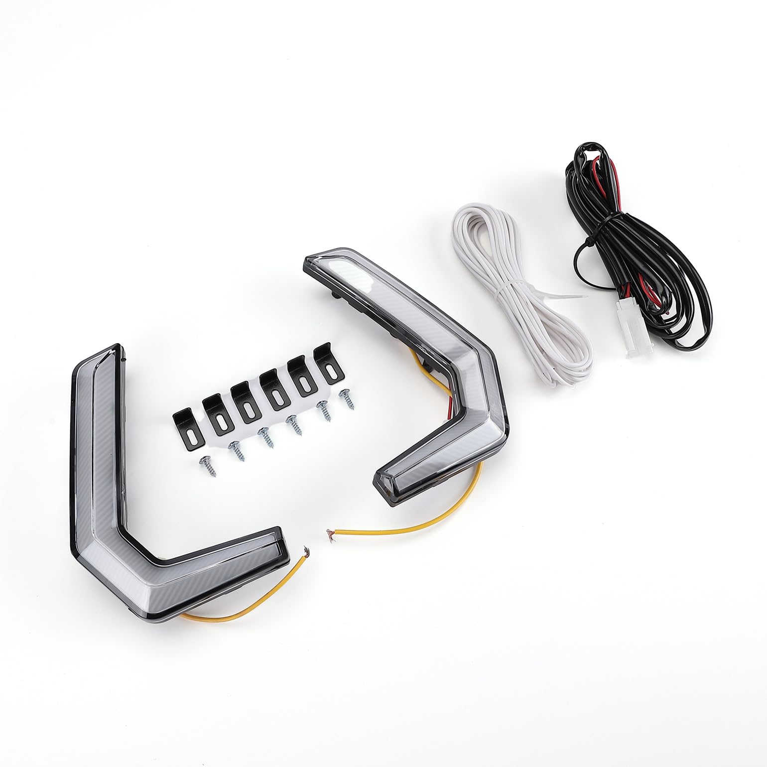 LED Turn Signal Fang Lights Fit Polaris General 1000/4 1000/ XP/ XP4 1000 - Kemimoto