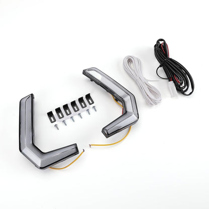 LED Turn Signal Fang Lights Fit Polaris General 1000/4 1000/ XP/ XP4 1000 - Kemimoto