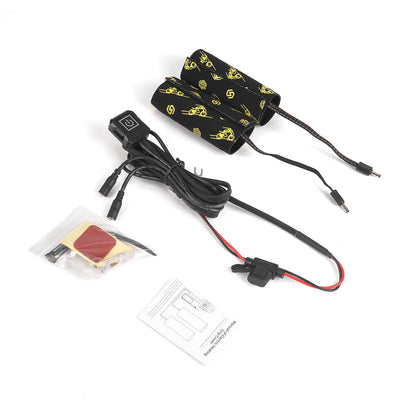 12V Motorcycle Hand Grip Heater Warm with Three Gear Temperature Adjustable - Kemimoto