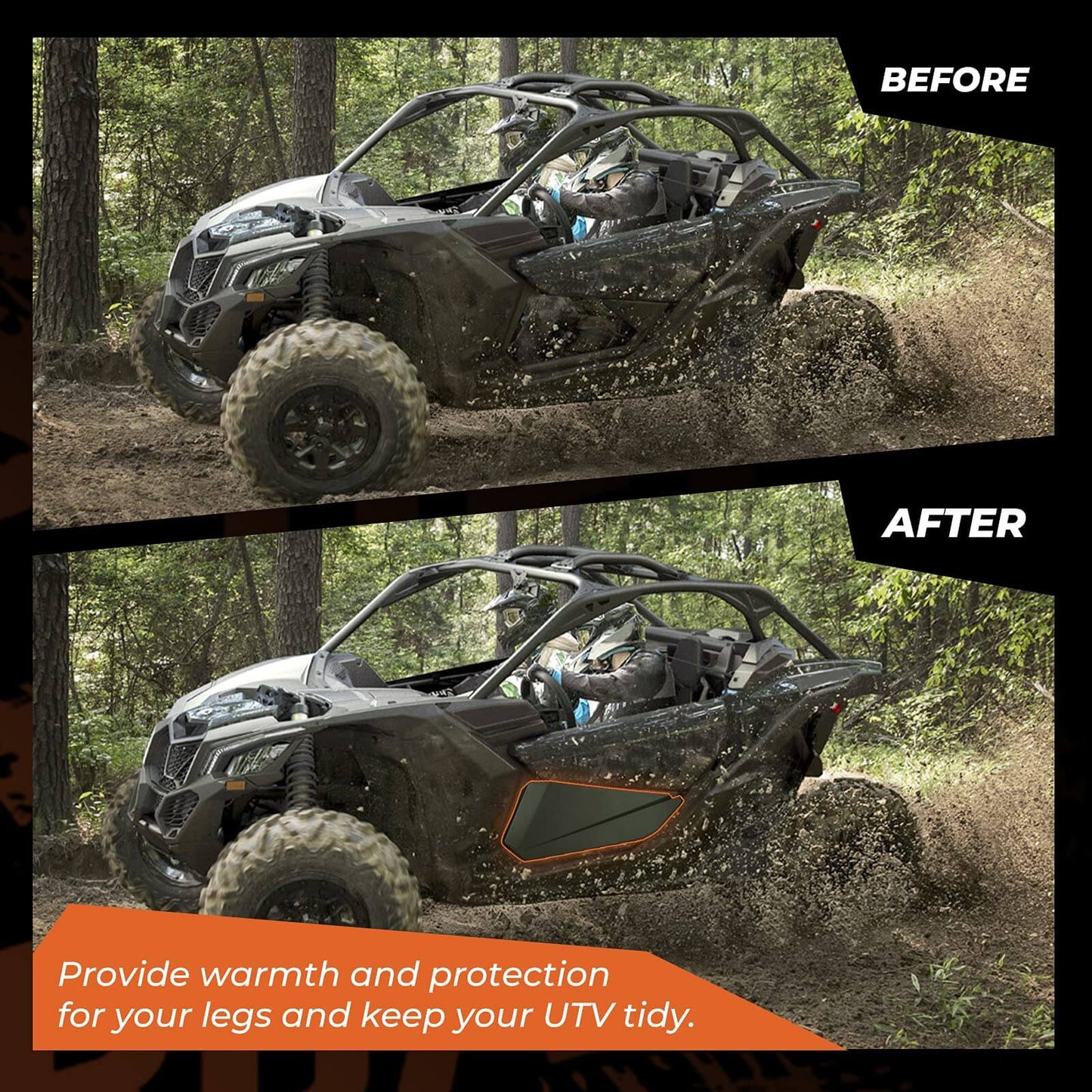 Soft Cab Enclosures and Lower Doors for Can-Am Maverick X3 - Kemimoto