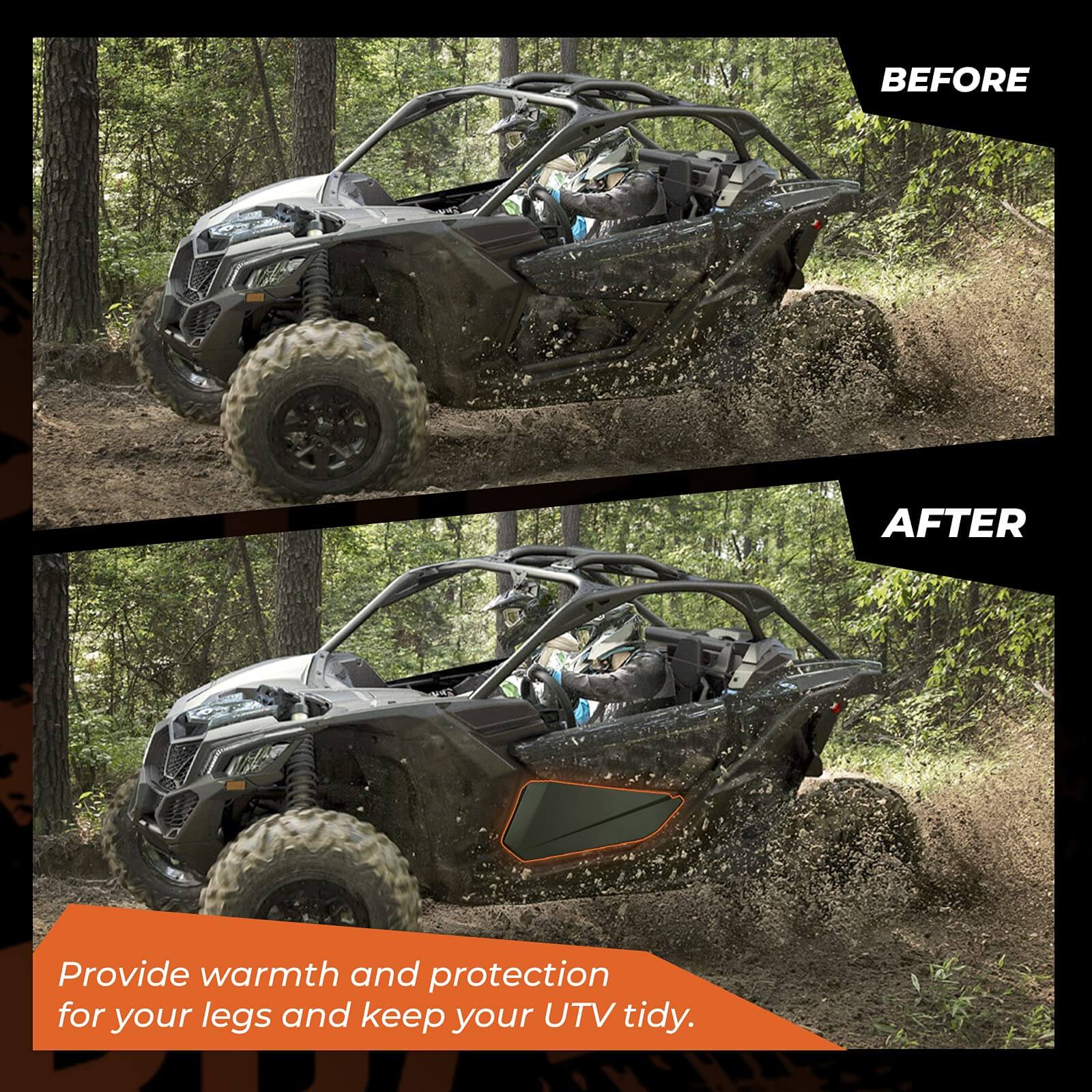 Soft Cab Enclosures and Lower Doors for Can-Am Maverick X3 - Kemimoto