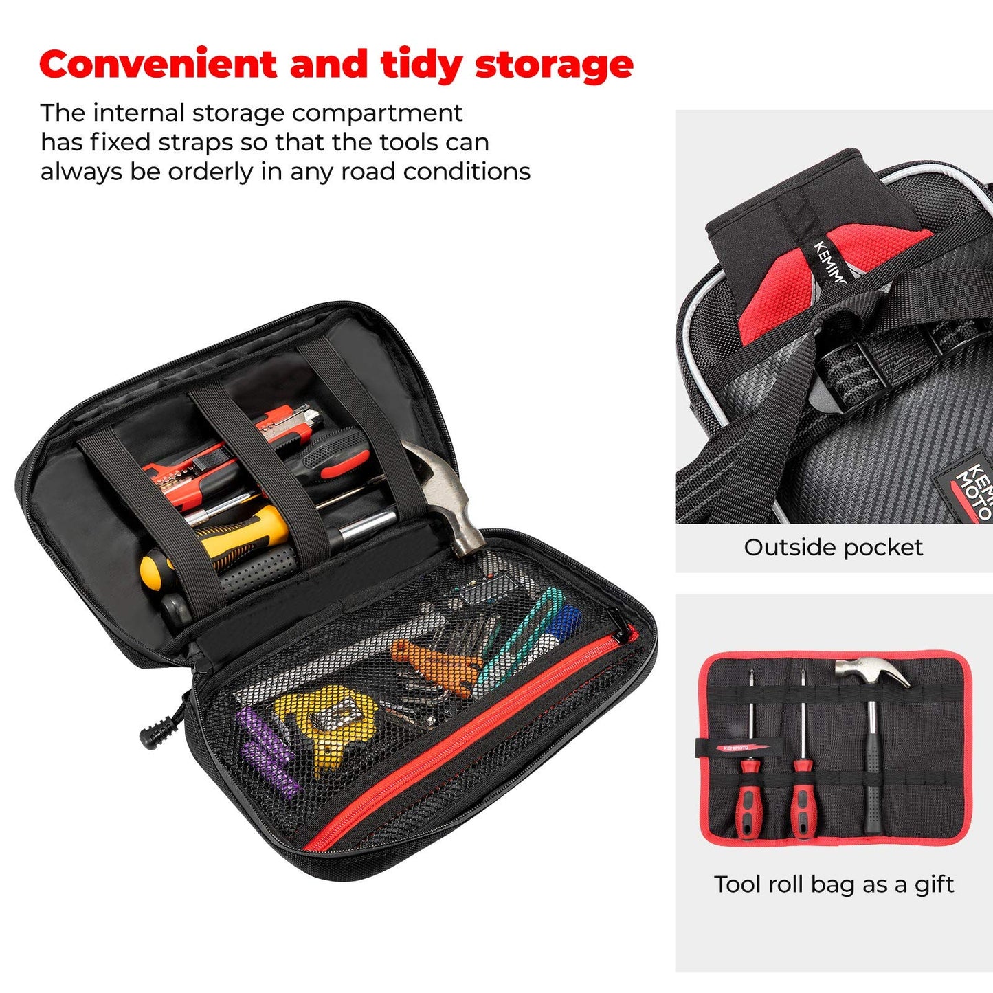 Motocycle Universal Front Fender Bags - Kemimoto
